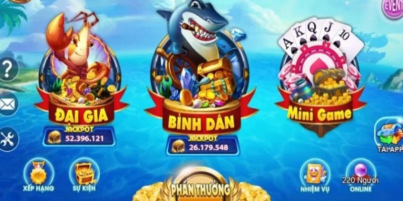 Thư viện trò chơi bắn cá thần tài XO88 cực khủng và lôi cuốn