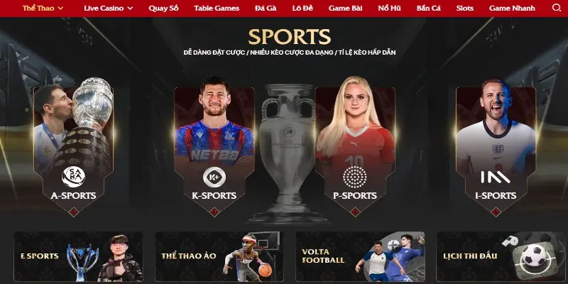 Cá cược thể thao XO88 đình đám và thu hút mọi dân cược